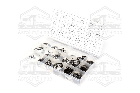 Набір стопорних кілець (внутрішні) 300 шт. (діам. 3-32 мм.) (RIDER)