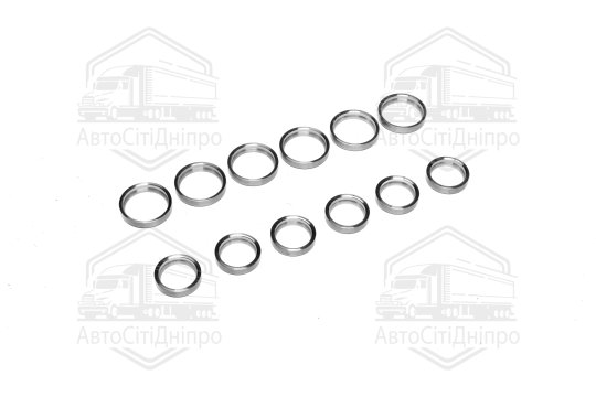 Кільця сідел клапанів ДВЗ Еталон, ТАТА Е1-Е4 компл. 12шт (RIDER)