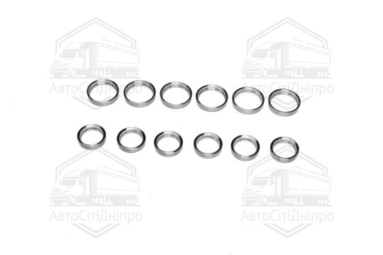 Кільця сідел клапанів ДВЗ Еталон, ТАТА Е1-Е4 компл. 12шт (RIDER)