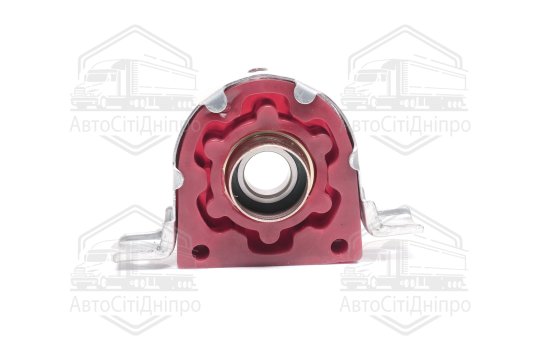 Опора валу карданного ВОЛГА,ГАЗЕЛЬ нового зраз. з кронштейном (гумка СИЛІКОН, підшипник RIDER) RIDER