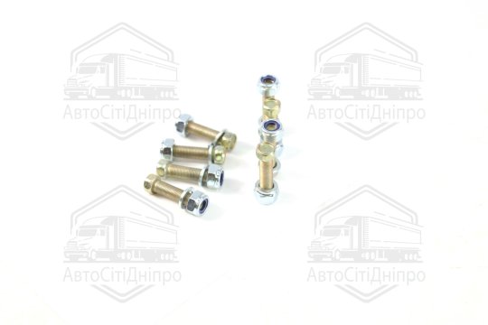 Болт валу карданного МАЗ у зборі (М10х1х40, гайка самоконтрольна, гровер) RIDER