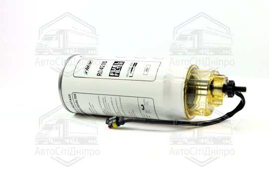 Фільтр паливний з кришкою-відстійником з підігрівом DAF, КАМАЗ ЄВРО-2 (RIDER)