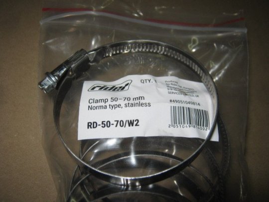 Хомут затяжний нерж. W2 50-70мм. Norma-Тип <RIDER>