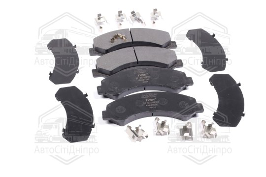 Колодка гальмівна ISUZU NPR75, АTAMAN Е3,Е4,Е5 з пластинами та установчим комплектом LONG LIFE(RIDER