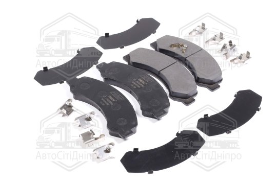 Колодка гальмівна ISUZU NPR75, АTAMAN Е3,Е4,Е5 з пластинами та установчим комплектом LONG LIFE(RIDER