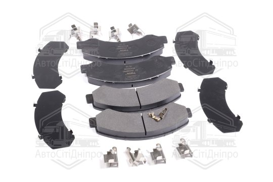 Колодка гальмівна ISUZU NPR75, АTAMAN Е3,Е4,Е5 з пластинами та установчим комплектом LONG LIFE(RIDER