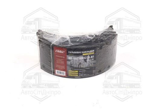 Накладка гальмівна ISUZU, Богдан, Ataman R1 11мм (свердл. із закл.) лінійка PREMIUM (RIDER)