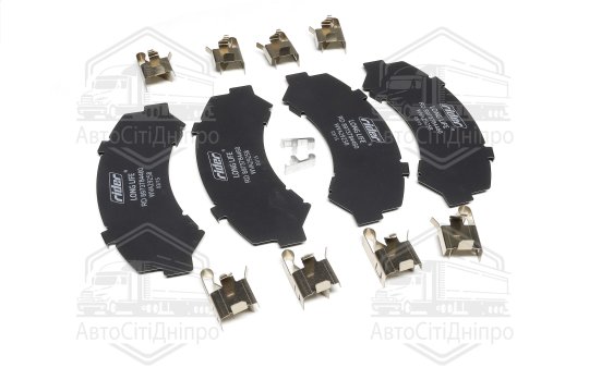 Пластини термічні з установчим комплектом колодки гальмівної ISUZU NPR75, АTAMAN  Е3,Е4,Е5 (RIDER)