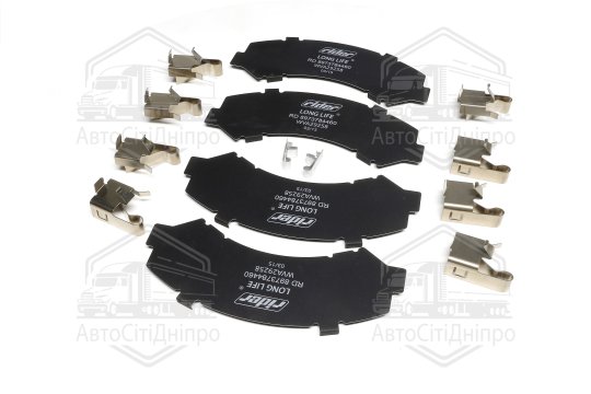 Пластини термічні з установчим комплектом колодки гальмівної ISUZU NPR75, АTAMAN  Е3,Е4,Е5 (RIDER)