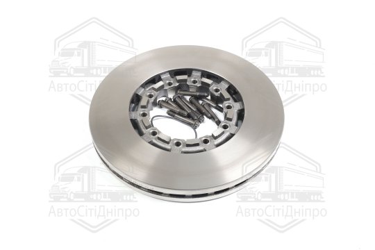 Диск гальмівний (з монтажним комплектом) SAF SN7 лінейка STANDARD (RIDER)