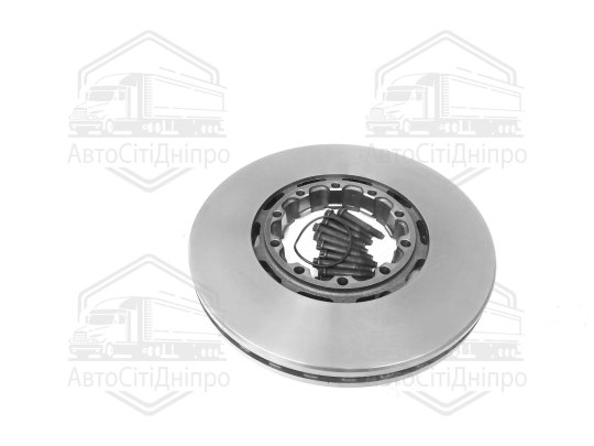 Диск гальмівний (з монтажним комплектом) SAF SN7 лінейка STANDARD (RIDER)