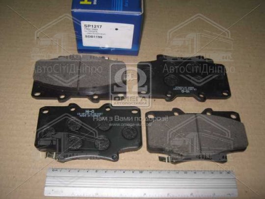 Колодка гальм. диск. TOYOTA LANDCRUISER 80 передн. (вир-во SANGSIN)