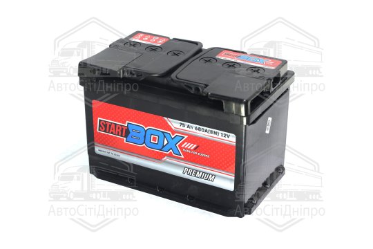 Акумулятор 75Ah-12v StartBOX Premium (276x175x190),L,EN680