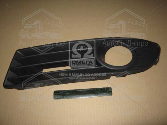 Решітка бамп. пер. лів. VW POLO 6 05- (вир-во TEMPEST)