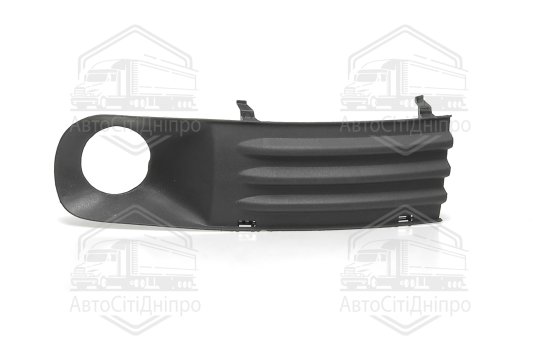 Решітка бамп. пер. лів. +отв. чорн. VW T5. 03-09 (TEMPEST)