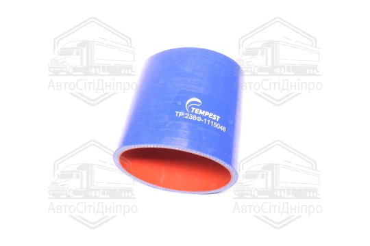 Патрубок МАЗ турбокомпресора d=75мм L=90 мм силікон (TEMPEST)