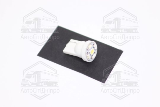 Лампа LED б / ц габарит і панель приладів T10-5SMD W2.1x9.5d 12V WHITE <TEMPEST>