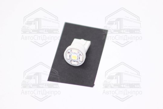 Лампа LED б / ц габарит і панель приладів T10-5SMD W2.1x9.5d 12V WHITE <TEMPEST>