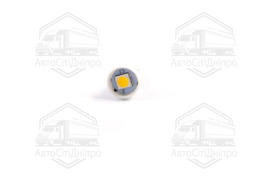 Лампа LED б / ц габарит і панель приладів T10-1SMD (розмір 5050) 24 ТЕПЛА БІЛИЙ <TEMPEST>