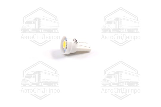 Лампа LED б / ц габарит і панель приладів T10-1SMD (розмір 5050) 24 ТЕПЛА БІЛИЙ <TEMPEST>