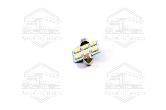 Лампа LED Софітні C5W 24V T11x36-S8.5 (6 SMD size5050) <TEMPEST>