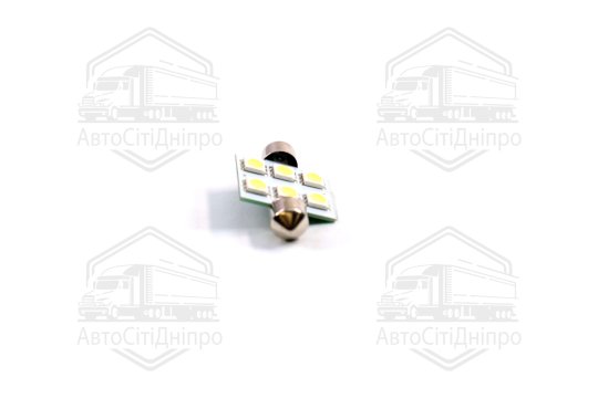 Лампа LED Софітні C5W 24V T11x36-S8.5 (6 SMD size5050) <TEMPEST>