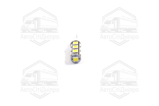 Лампа LED б / ц габарит і панель приладів T10 13SMD W5W 12V WHITE <TEMPEST>