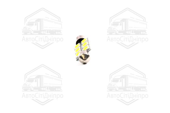 Лампа LED Софітні C5W 24V T11x36-S8.5 (6 SMD size5050) WARM WHITE <TEMPEST>