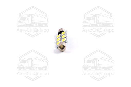 Лампа LED Софітні C5W 24V T11x39-S8.5 (6 SMD size5050) білий <TEMPEST>
