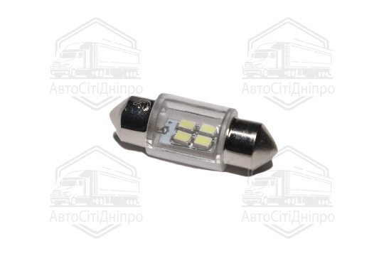 Лампа LED софітна  C5W 12V  T11x31-S8.5 (4 SMD size3528)  WHITE   <TEMPEST>