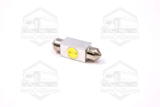 Лампа LED Софітні C5W 12V T11x36-S8.5 (1SMDx3chips) Мега-LED WHITE <TEMPEST>