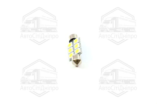 Лампа LED Софітні C5W 12V T11x36-S8.5 (6SMD, розмір 5050) білий <TEMPEST>