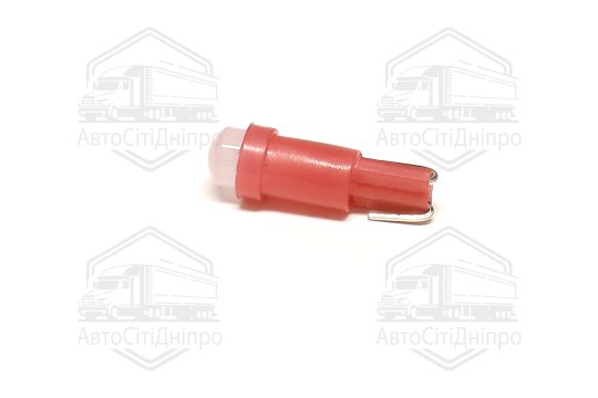 Лампа LED б / ц панель приладів, підсвічування кнопок Т5-02 (1SMD) W2,0 х4,6d червона 12V <TEMPEST>