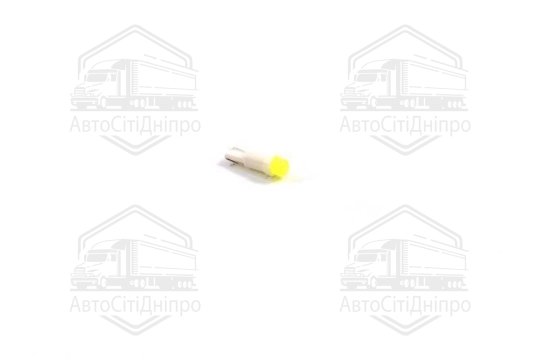 Лампа LED б / ц панель приладів, підсвічування кнопок Т5-02 (1SMD) W2,0 х4,6d біла 12V <TEMPEST>