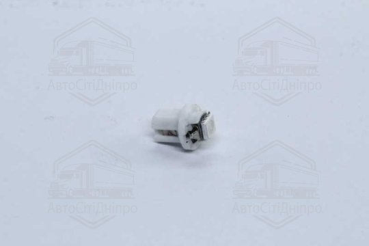ЛАМПА LED панель приладів, підсвічування кнопок T5B8,5d-02 (1SMD) W1.2W B8.5d 12V зелена <TEMPEST>