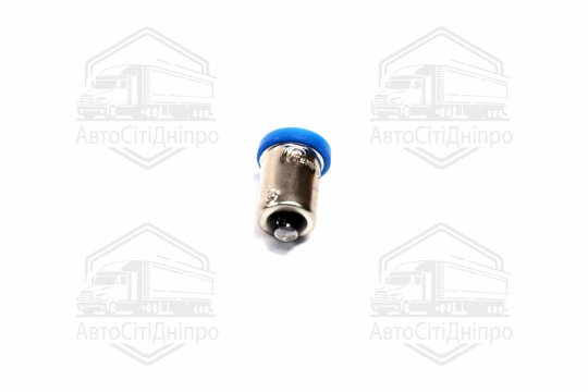 Лампа LED габарит, підсвічування панелі приладів T8-03 (1LED) BA9S конус синій 12V <TEMPEST>