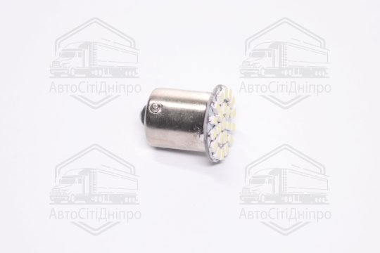 Лампа LED покажчиків поворотів і стоп-сигналів 24V R5W BA15S 22SMD WHITE <TEMPEST>