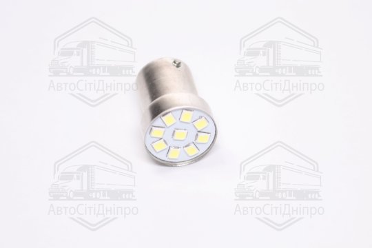 Лампа LED покажчиків поворотів і стоп-сигналів 24V R5W BA15S 9SMD WHITE <TEMPEST>