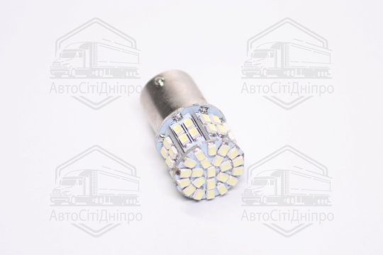 Лампа LED покажчиків поворотів і стоп-сигналів 12V BA15S 50SMD WHITE <TEMPEST>