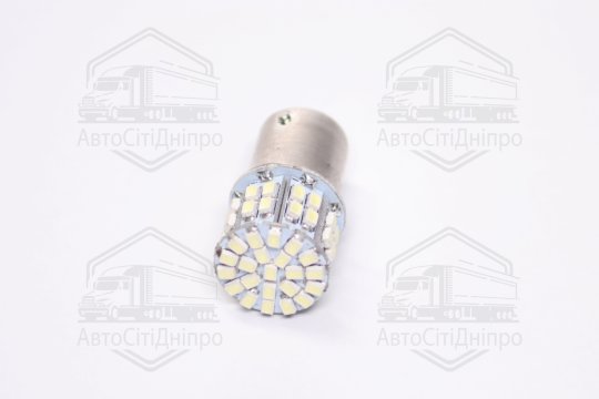Лампа LED покажчиків поворотів і стоп-сигналів 12V BA15S 50SMD WHITE <TEMPEST>