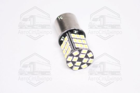 Лампа LED покажчиків поворотів і стоп-сигналів 12V BA15S 48SMD WHITE <TEMPEST>