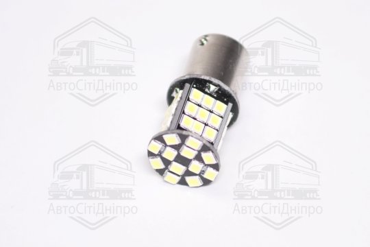 Лампа LED покажчиків поворотів і стоп-сигналів 12V BA15S 48SMD WHITE <TEMPEST>