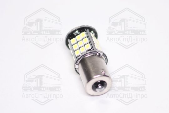 Лампа LED покажчиків поворотів і стоп-сигналів 12V BA15S 48SMD WHITE <TEMPEST>