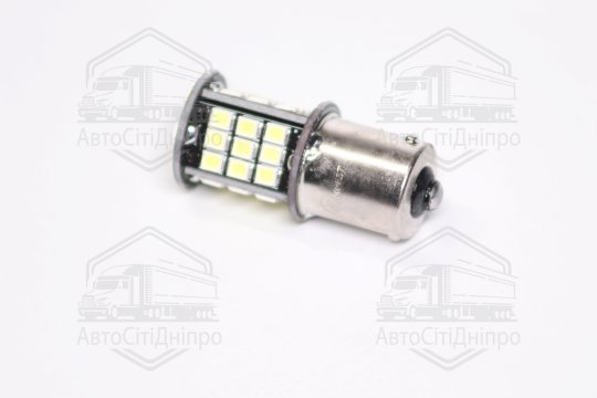 Лампа LED покажчиків поворотів і стоп-сигналів 24V BA15S 48SMD WHITE <TEMPEST>