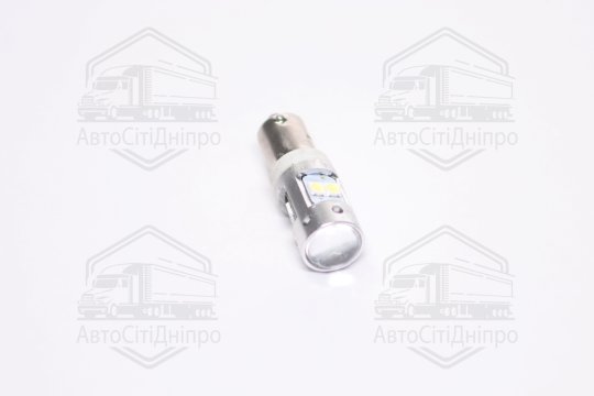 Лампа LED  габарит, панель приладів, 24V T4W (BA9S) 8SMD CANBUS WHITE <TEMPEST>