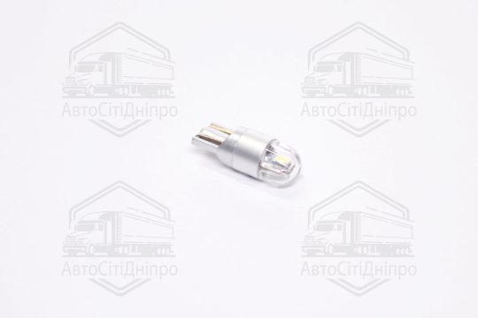 Лампа LED б/ц  габарит,панель приладів, салон 24V T10 (W5W) w2.1x9.5d 2SMD N.P WHITE  <TEMPEST>