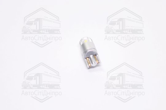 Лампа LED б/ц  габарит,панель приладів, салон 24V T10 (W5W) w2.1x9.5d 2SMD N.P WHITE  <TEMPEST>