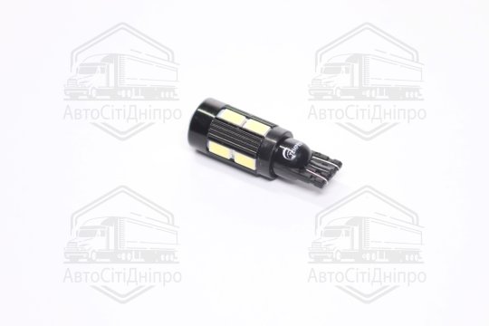 Лампа LED б / ц габарит, панель приладів, салон 12V T10 (W5W) W2.1x9.5D 10SMD CANBUS WHITE <TEMPEST>