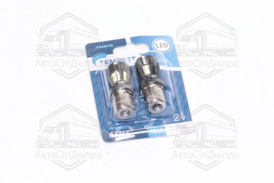 Лампа LED покажчиків поворотів і стоп-сигналів 12V BA15S 14SMD WHITE <TEMPEST>