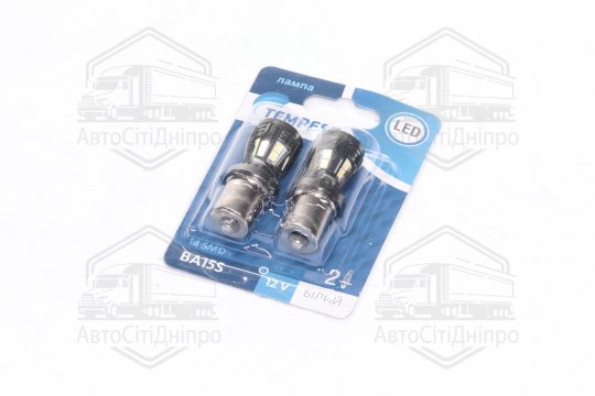 Лампа LED покажчиків поворотів і стоп-сигналів 12V BA15S 14SMD WHITE <TEMPEST>